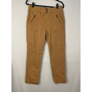 KUT from the Kloth Women's Size‎ 8 Brown Cargo Utility Pants Zip Pockets